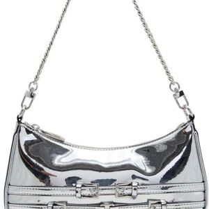 Aldo Metallic Silver Shoulder Bag